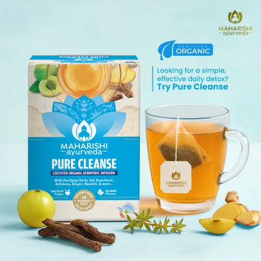 Pure Cleanse: Ayurvedic Detox Tea | Natural Purifying Herbal Blend 30gm
